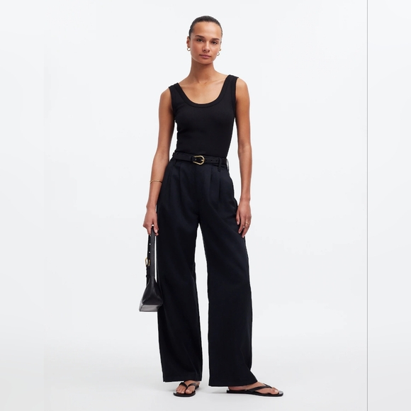 Sz 4 BNWT Harlow Wide Leg Pant Madewell - Picture 1 of 9